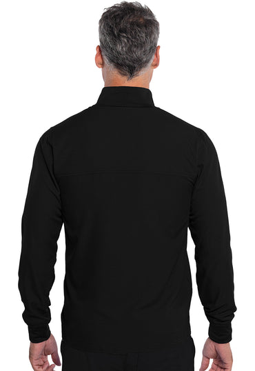 Men's Men's Zip Front Jacket - Black