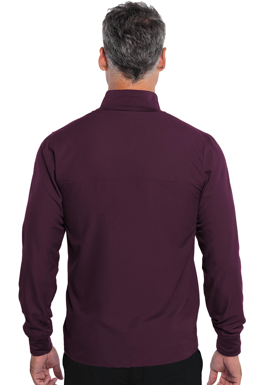 Men's Men's Zip Front Jacket - Wine