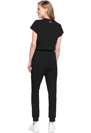 Women's Zip Front Jumpsuit - Black