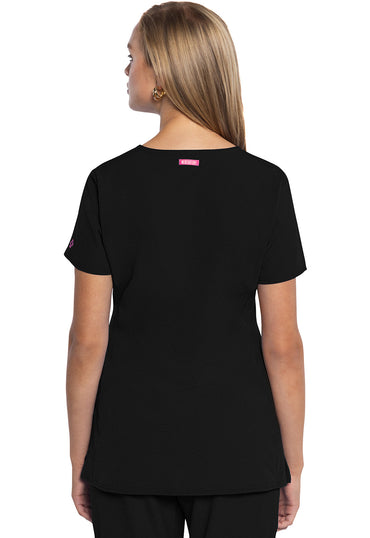Women's V-Neck Top - Black