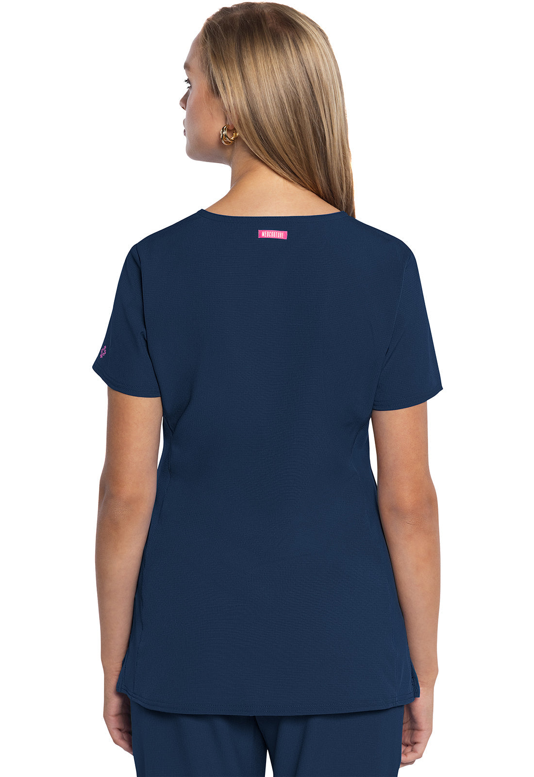 Women's V-Neck Top - Navy