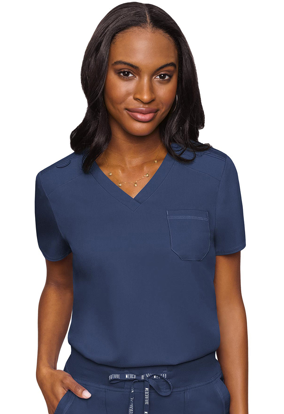 Women's V-Neck Tuck In - Navy