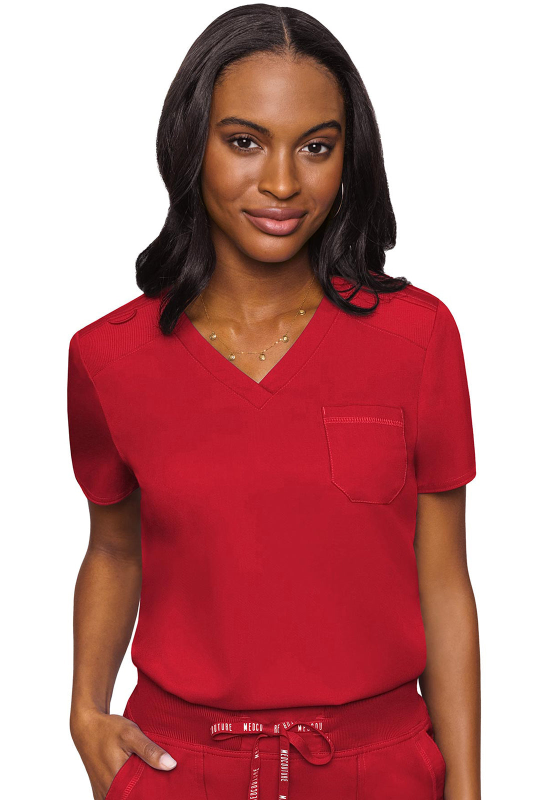 Women's V-Neck Tuck In - Red