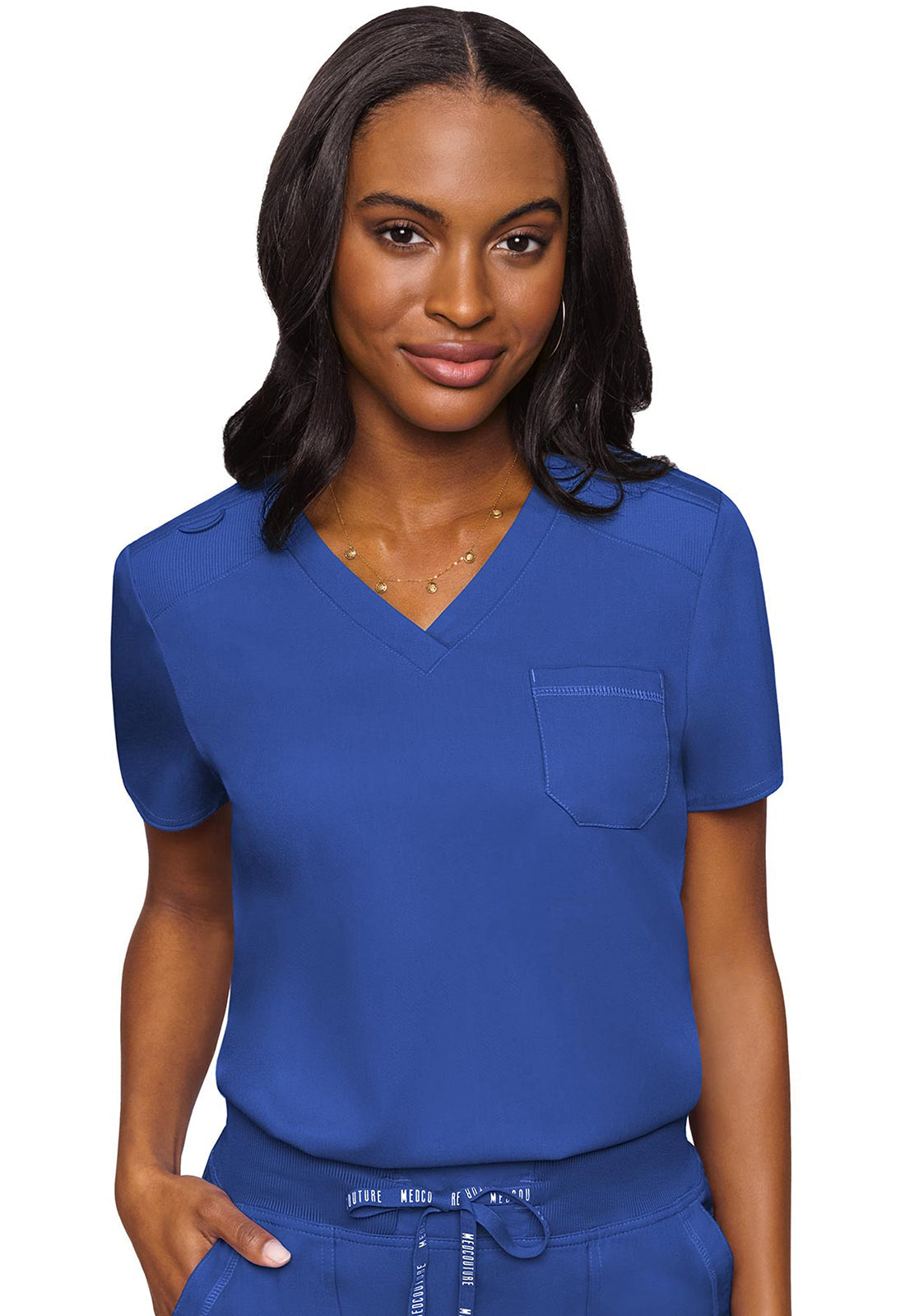 Women's V-Neck Tuck In - Royal