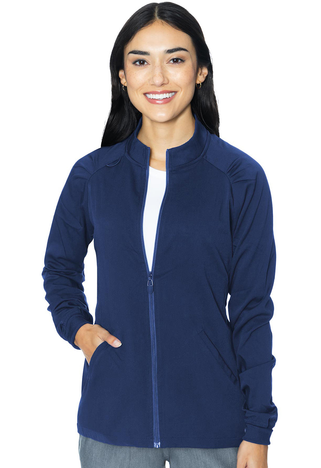 Women's Raglan Warmup - Navy