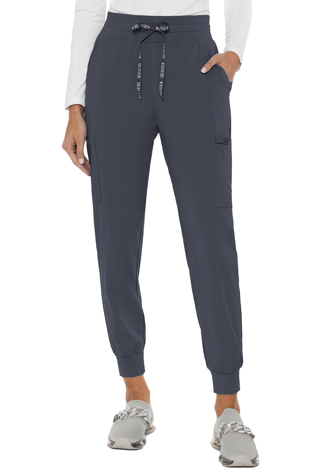 Women's Double Cargo Jogger - Pewter