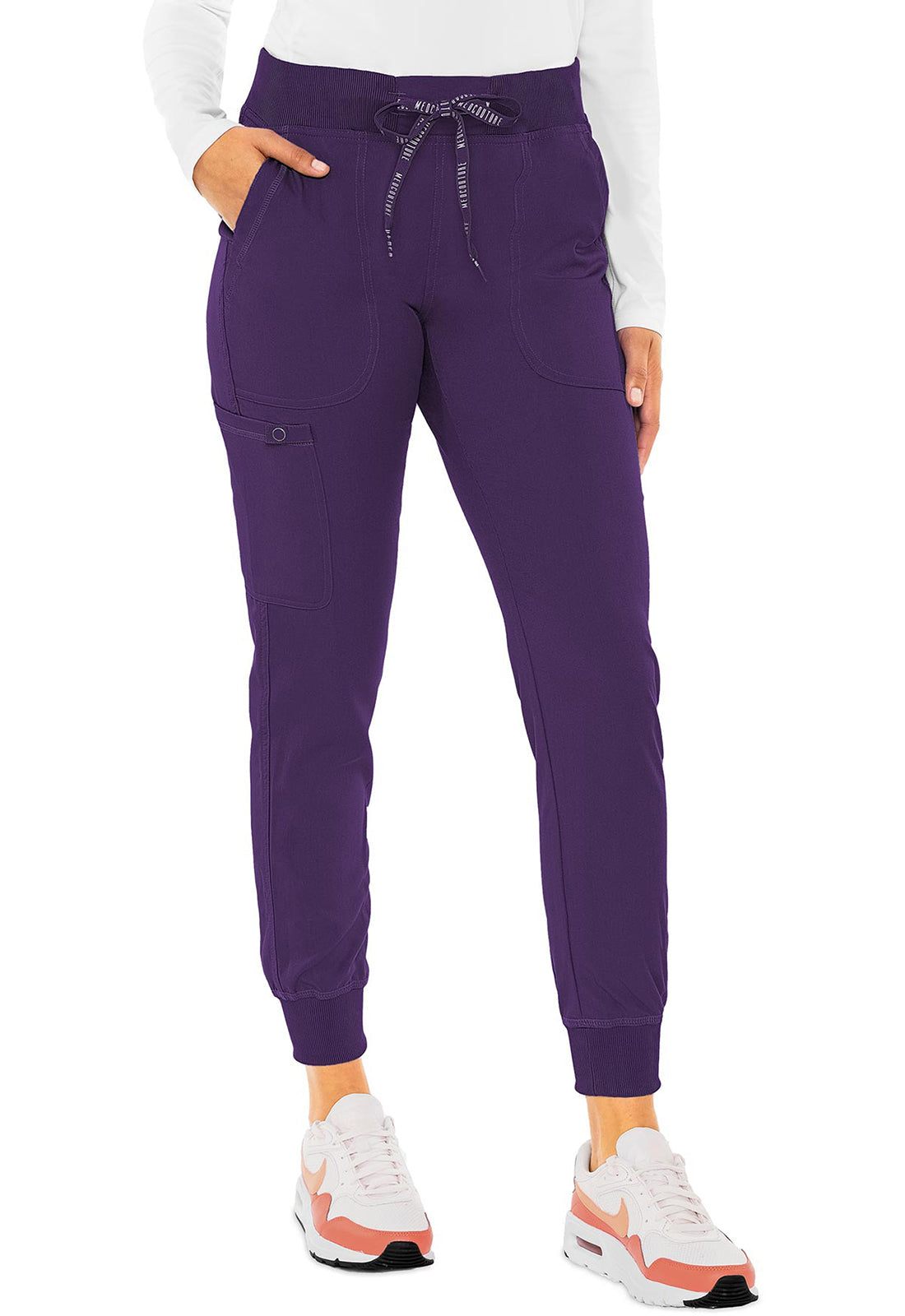Women's Jogger Yoga Pant - Eggplant