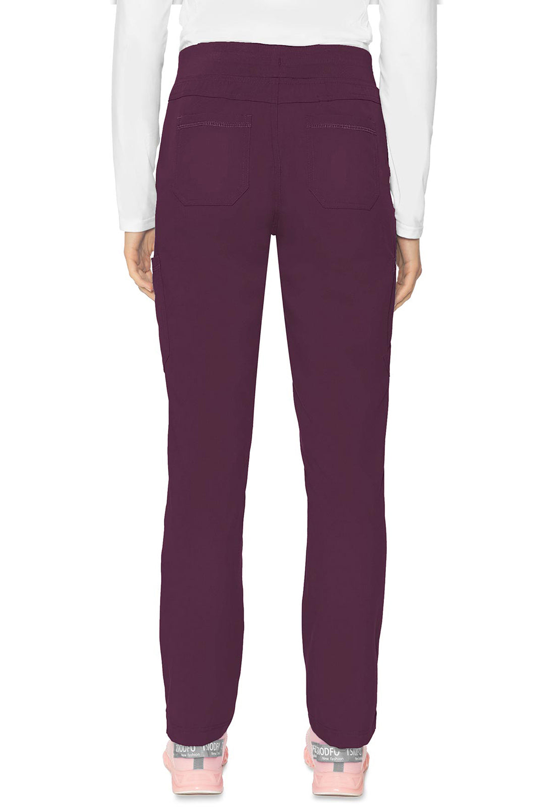 Women's Jersey Waist Yoga Pant - Wine