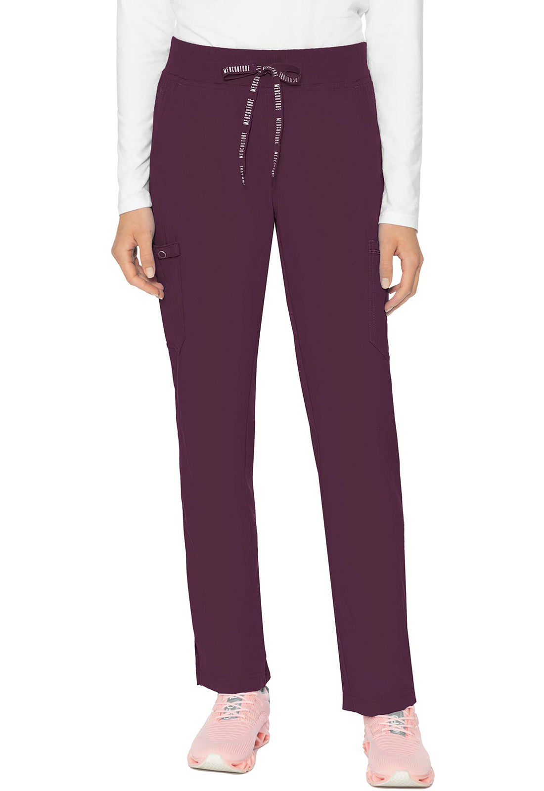 Women's Jersey Waist Yoga Pant - Wine