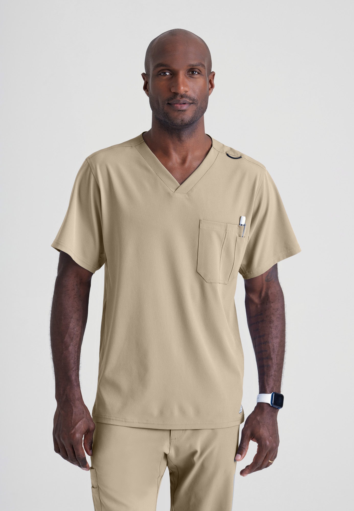 Structure Top - New Khaki - Jen's Scrubs