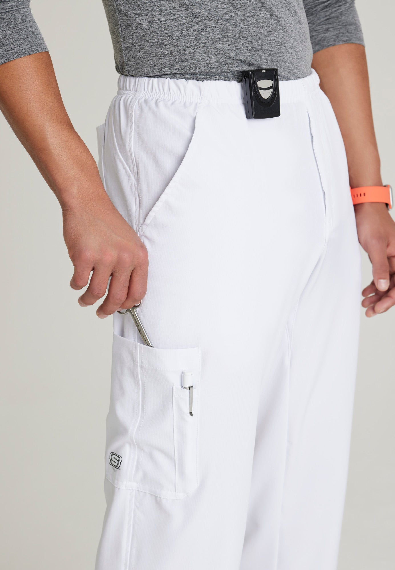 Structure Pant - White - Jen's Scrubs