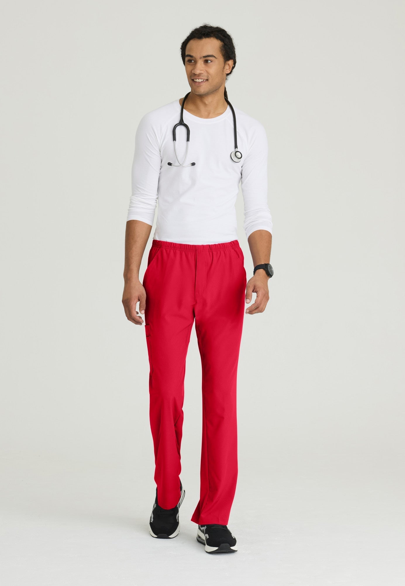 Structure Pant - True Red - Jen's Scrubs