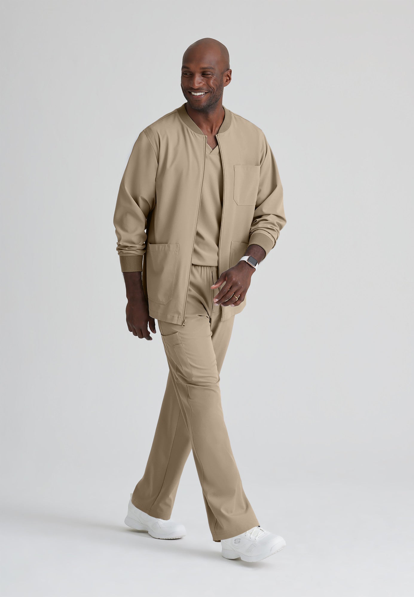 Structure Warm-Up - New Khaki - Jen's Scrubs
