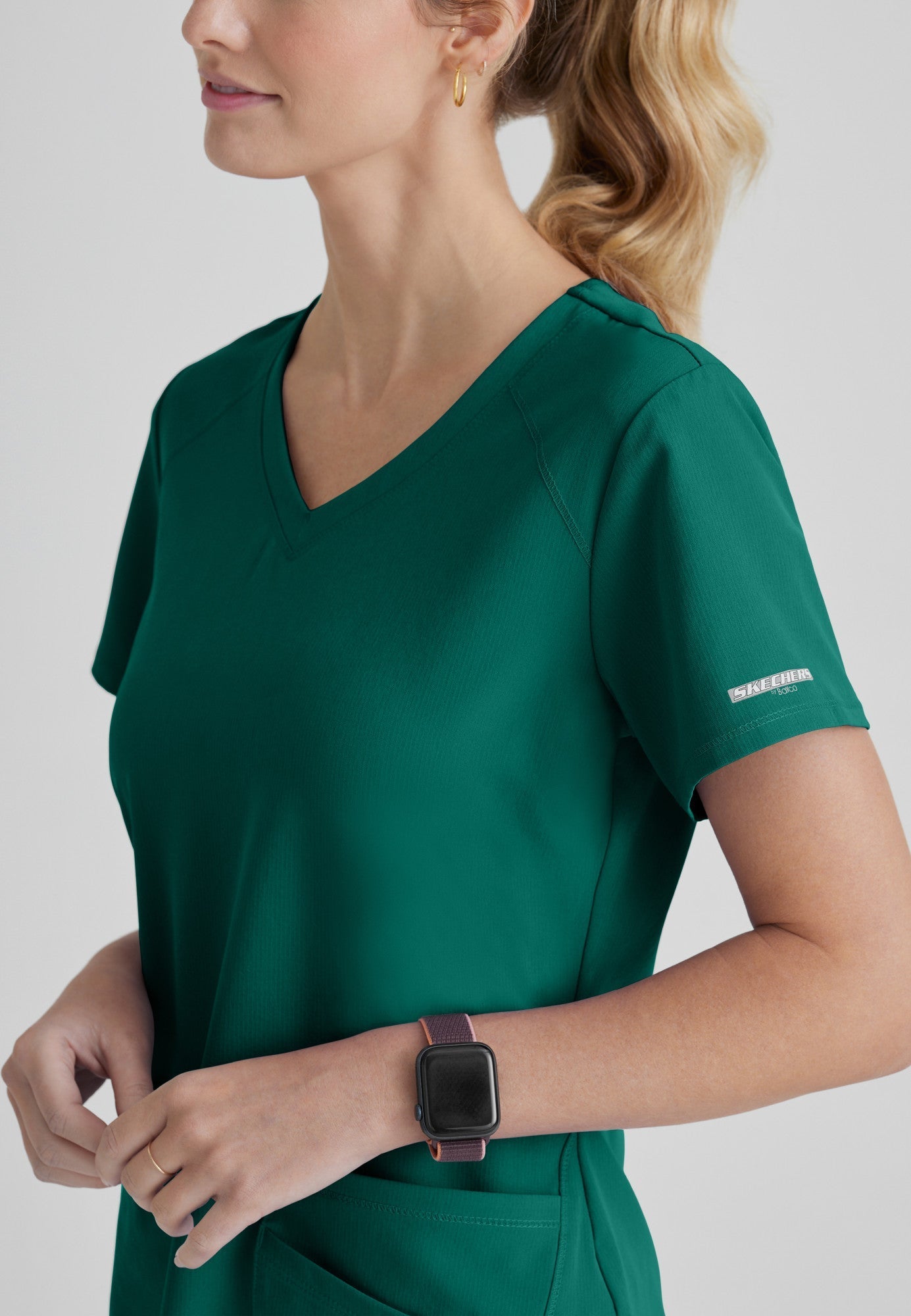 Breeze Top - Hunter Green - Jen's Scrubs