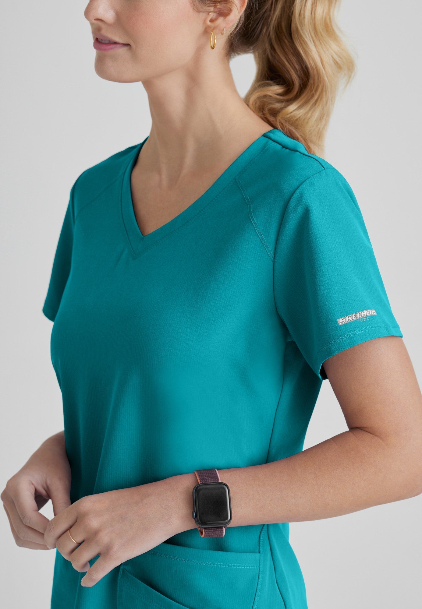 Breeze Top - Teal - Jen's Scrubs
