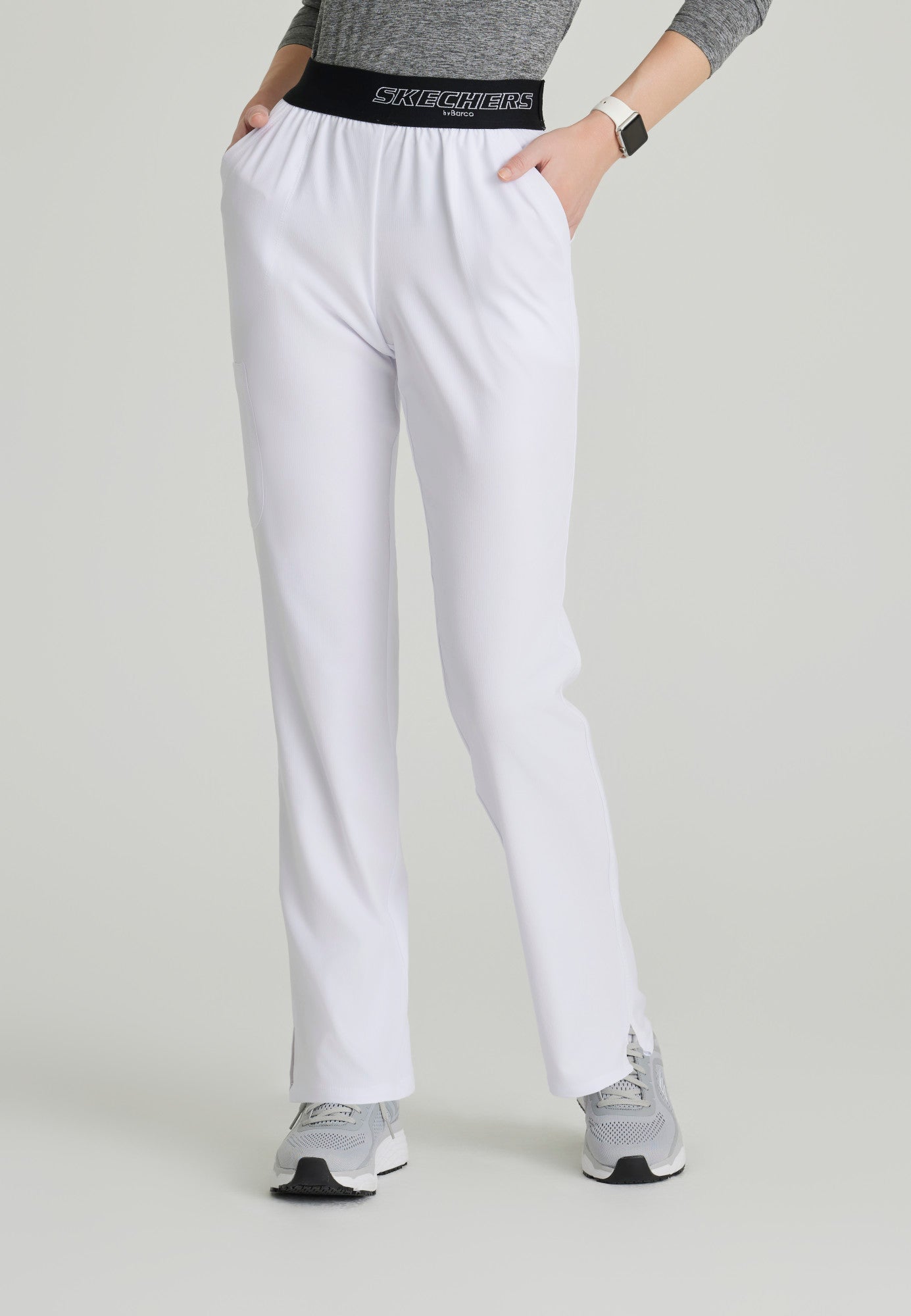 Breeze Pant - White - Jen's Scrubs