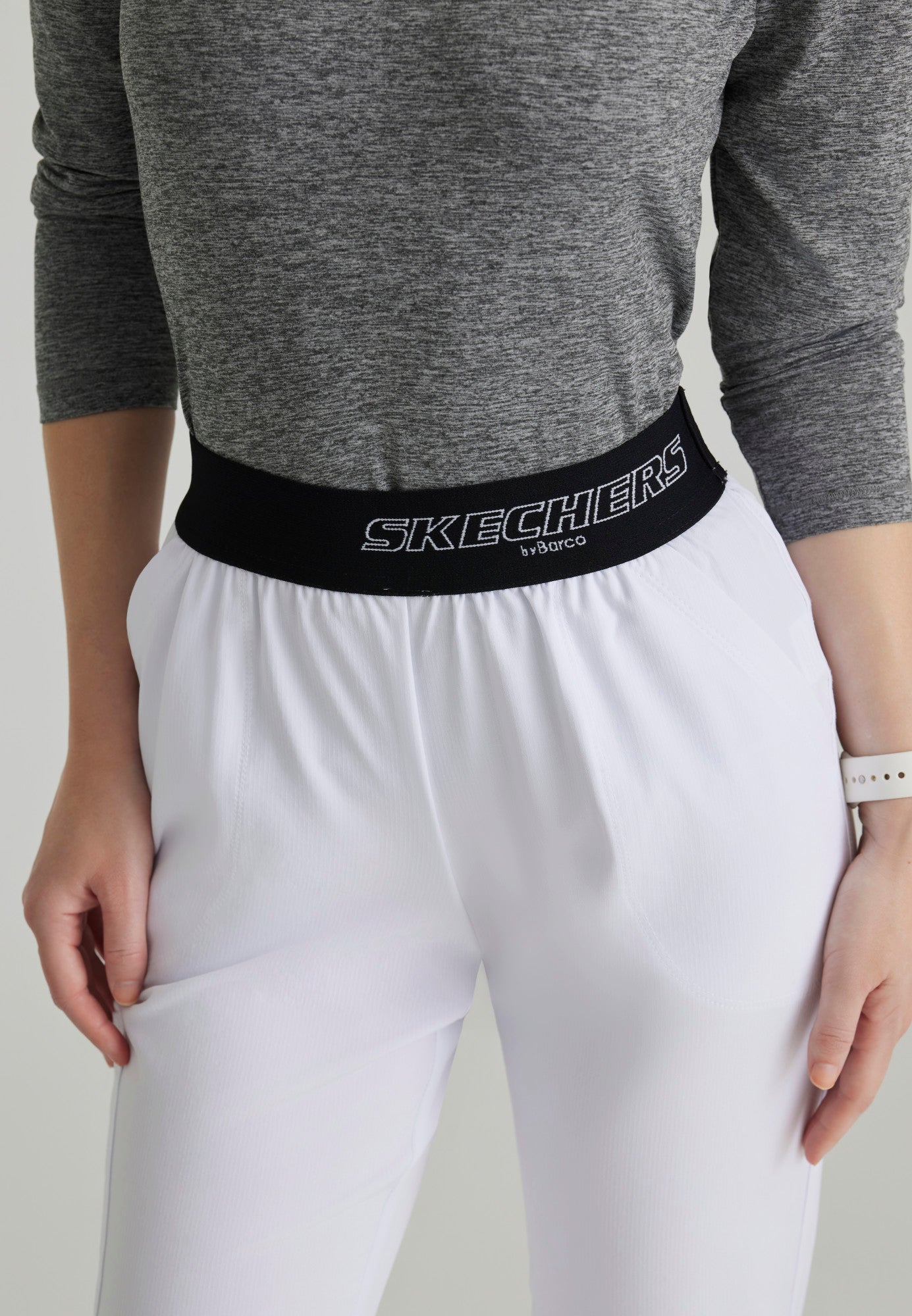 Breeze Pant - White - Jen's Scrubs