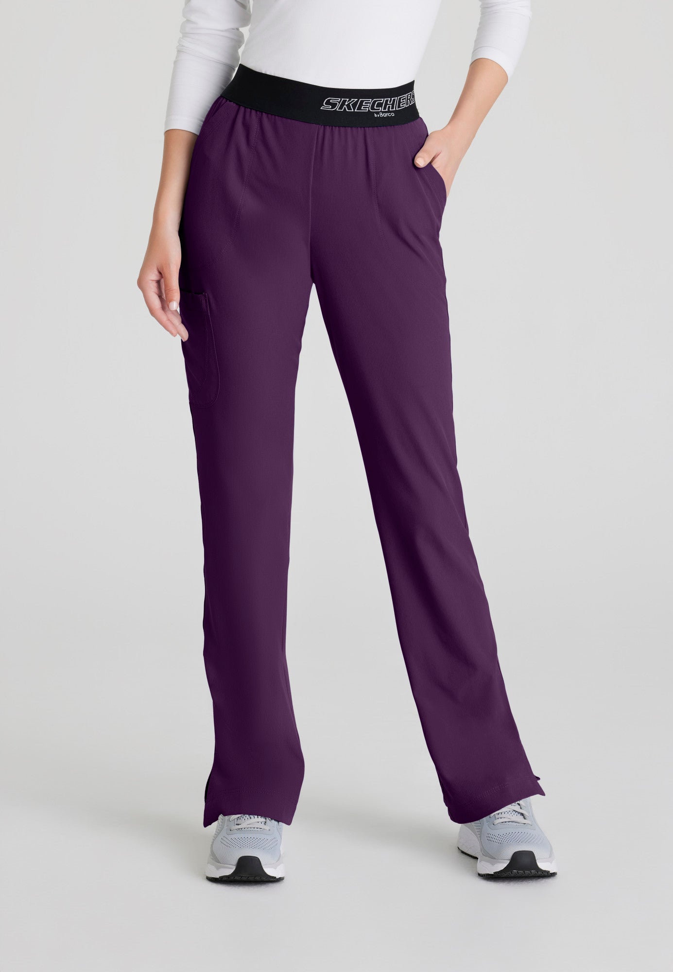 Breeze Pant - Eggplant - Jen's Scrubs