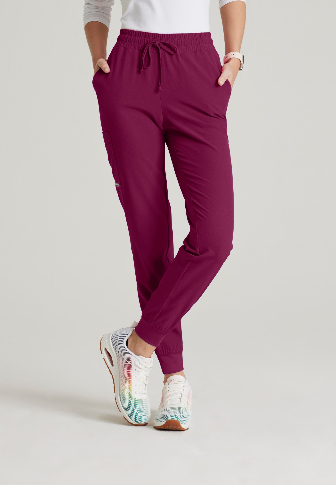 Theory Jogger - Wine - Jen's Scrubs