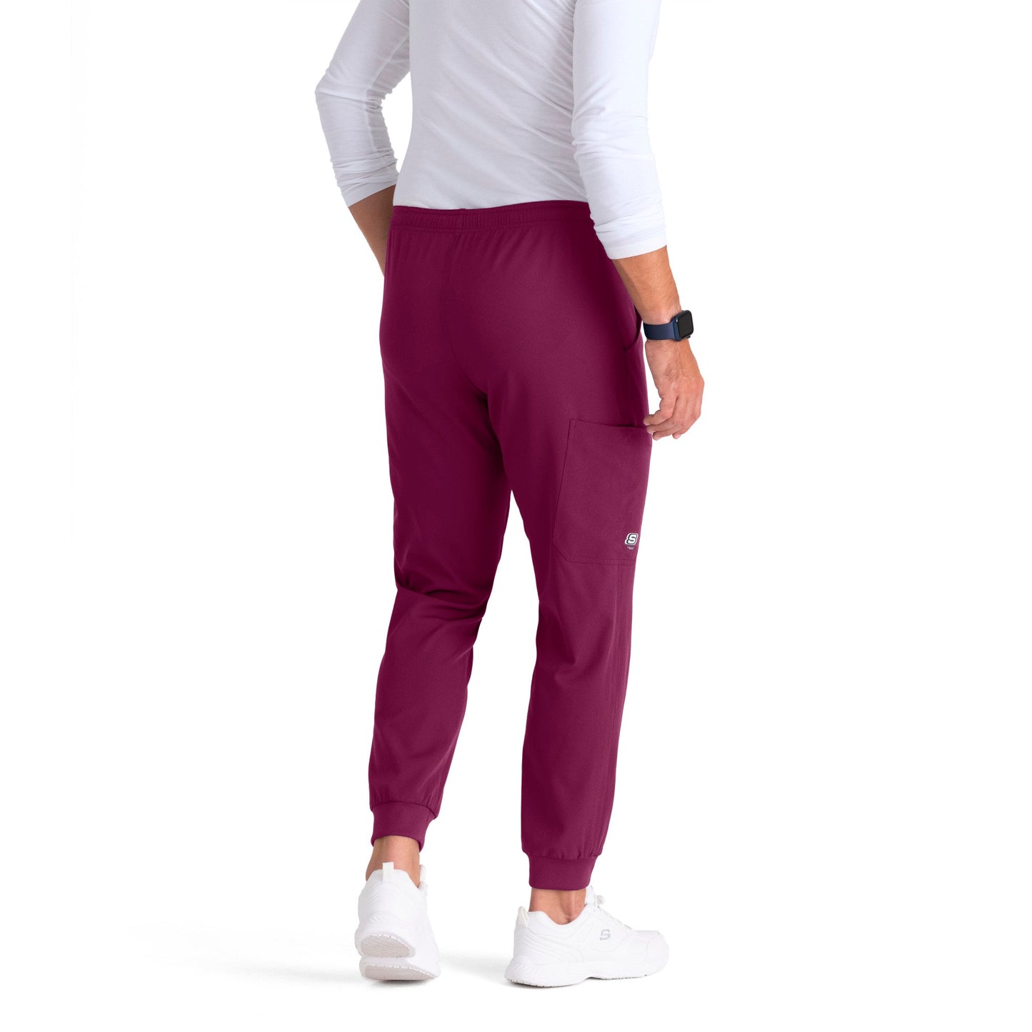 Structure Jogger - Wine - Jen's Scrubs