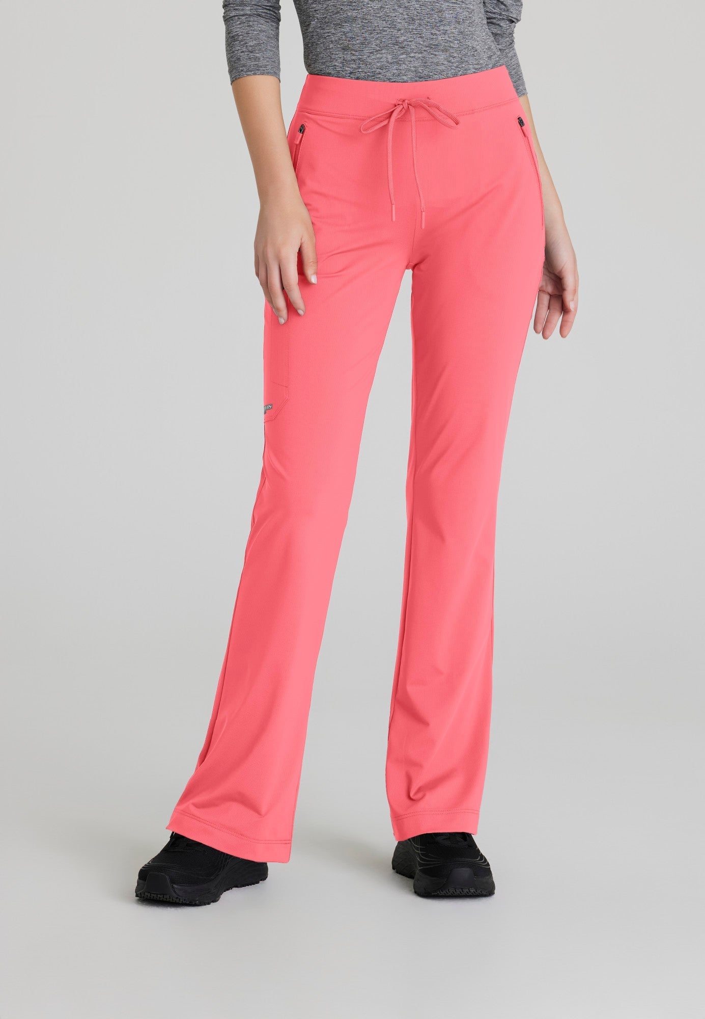 Glide Knit Flare Pant - Punch Pink - Jen's Scrubs