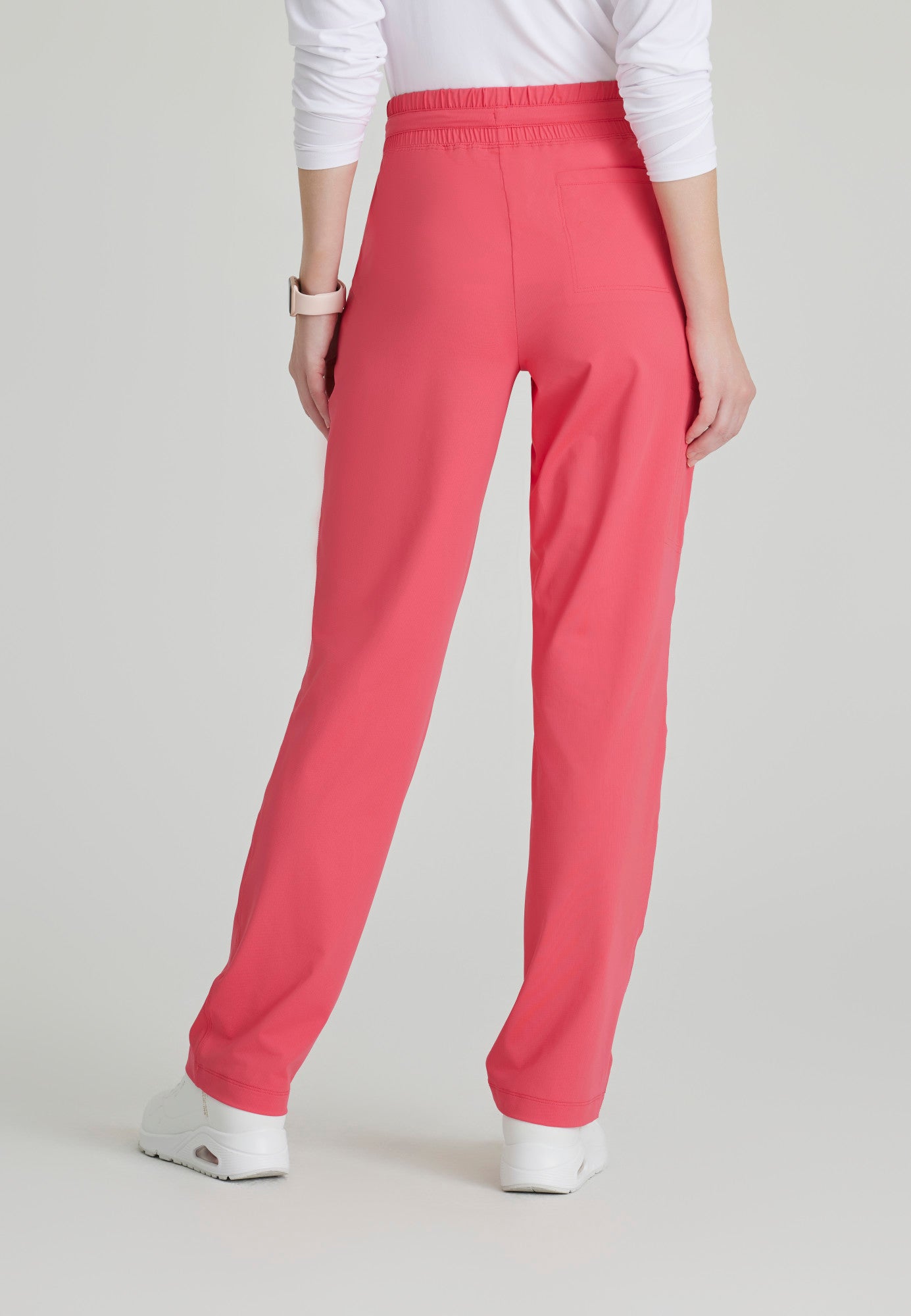 Reach Knit Pant - Punch Pink - Jen's Scrubs