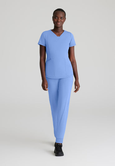 Pace Knit Jogger - Ciel Blue - Jen's Scrubs