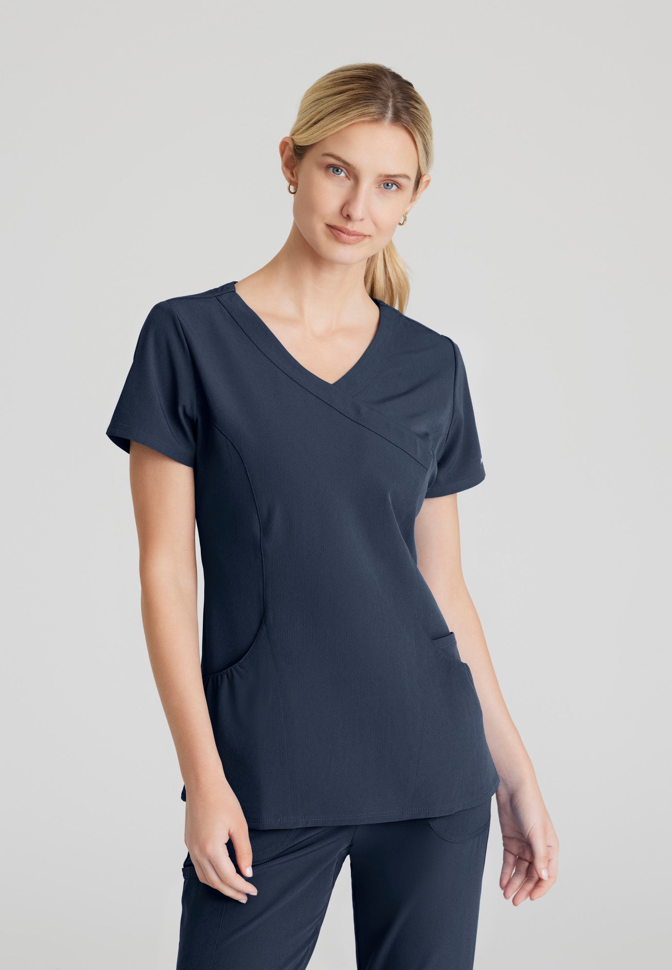 Charge Top - Pewter - Jen's Scrubs