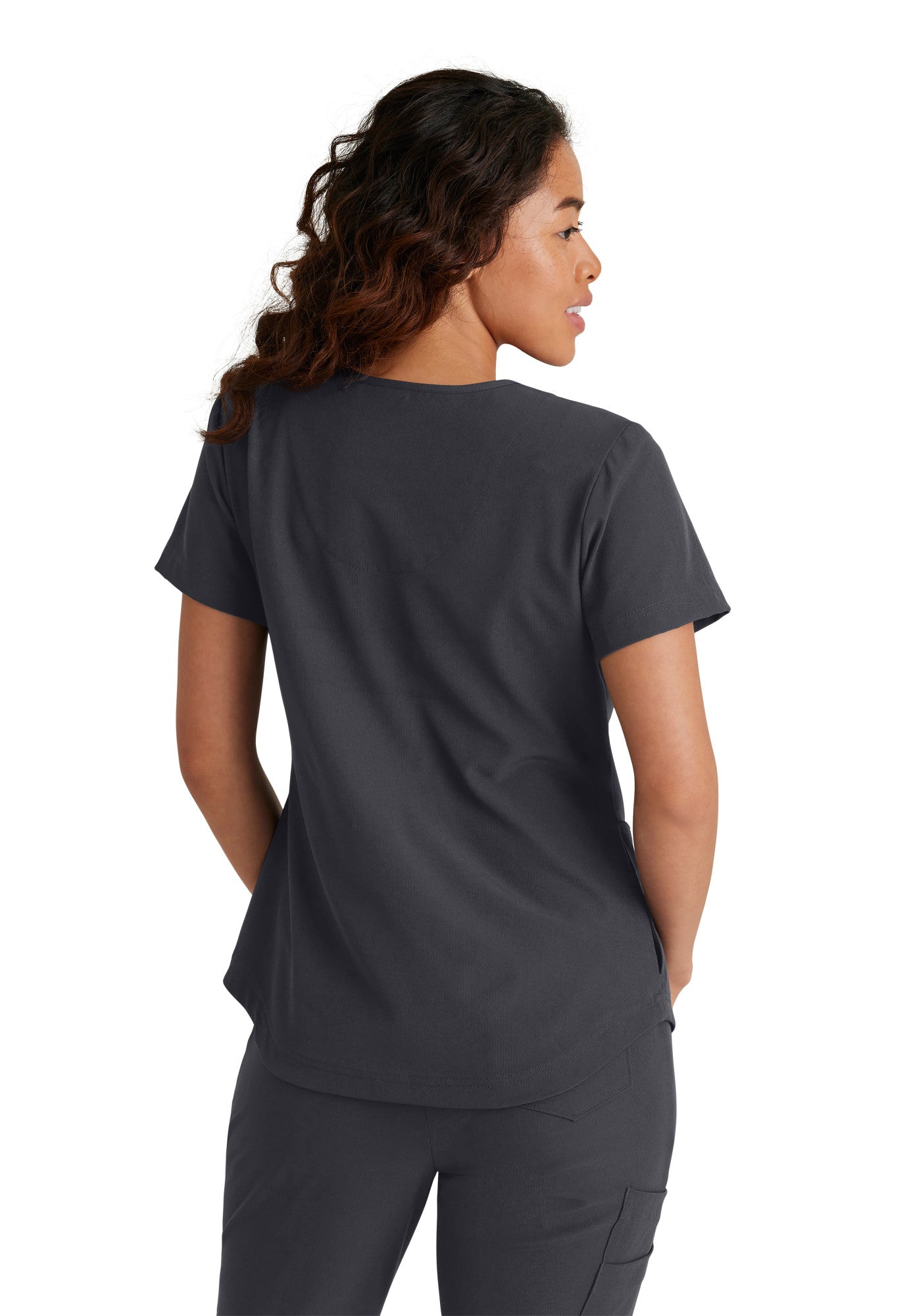 Electra Top - Pewter - Jen's Scrubs