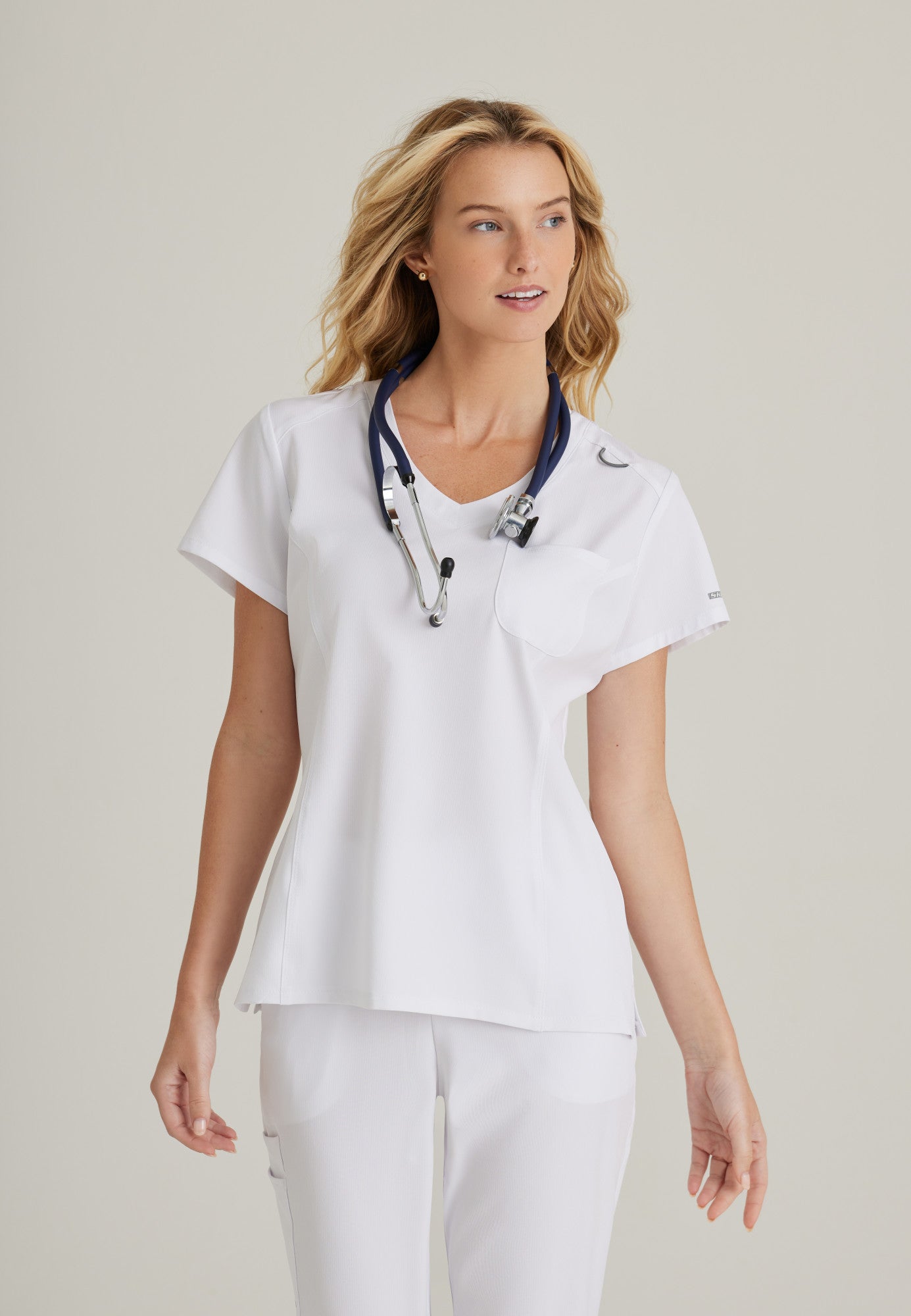 Dignity Top - White - Jen's Scrubs