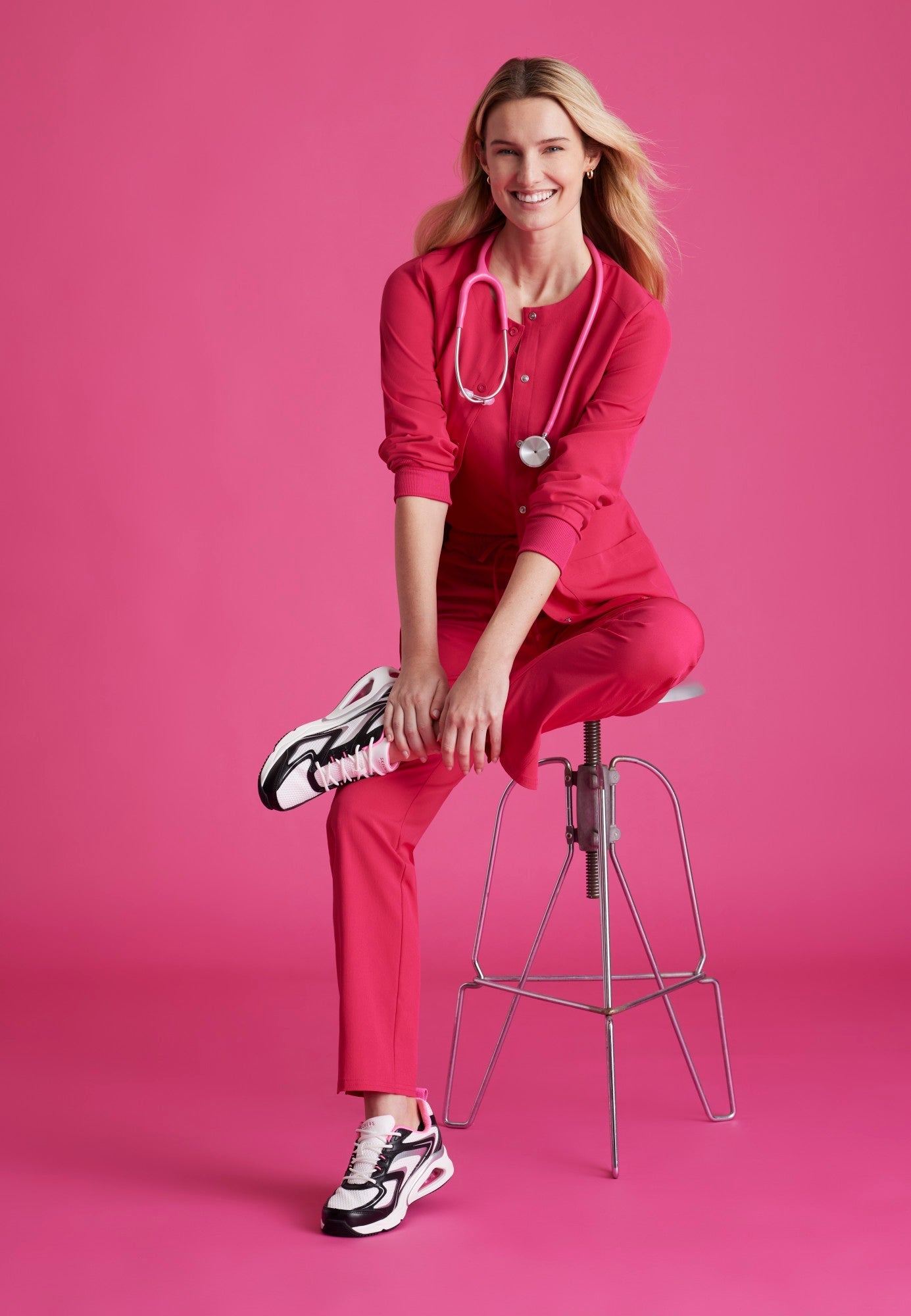 Dignity Top - Vibrance Pink - Jen's Scrubs