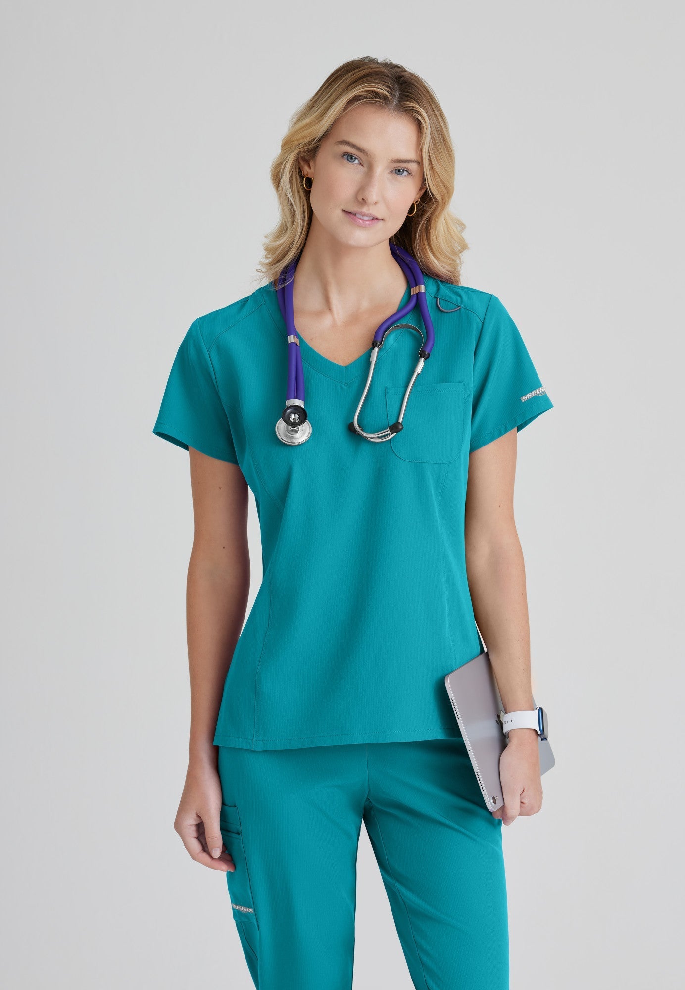 Dignity Top - Teal - Jen's Scrubs