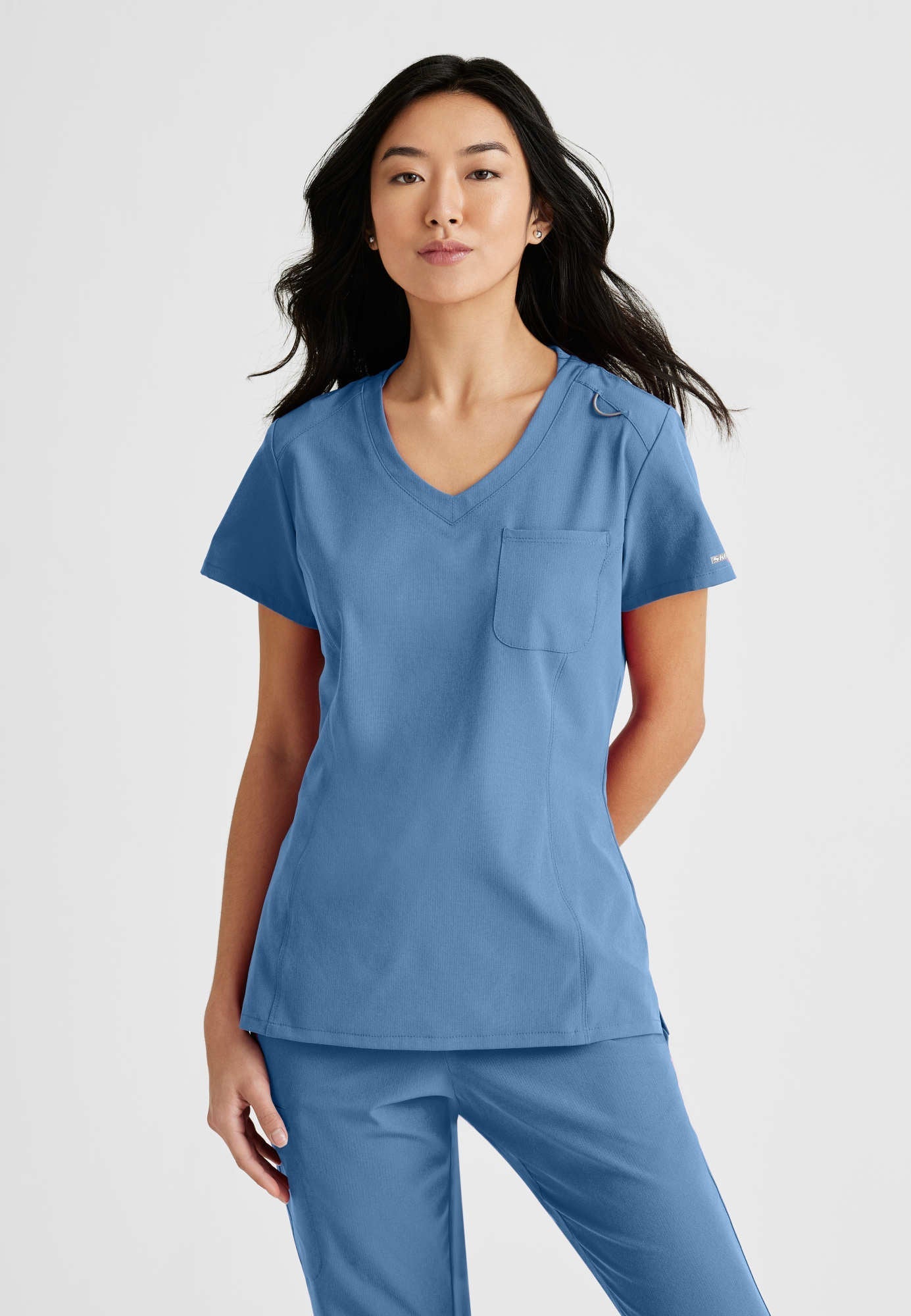 Dignity Top - Ciel Blue - Jen's Scrubs