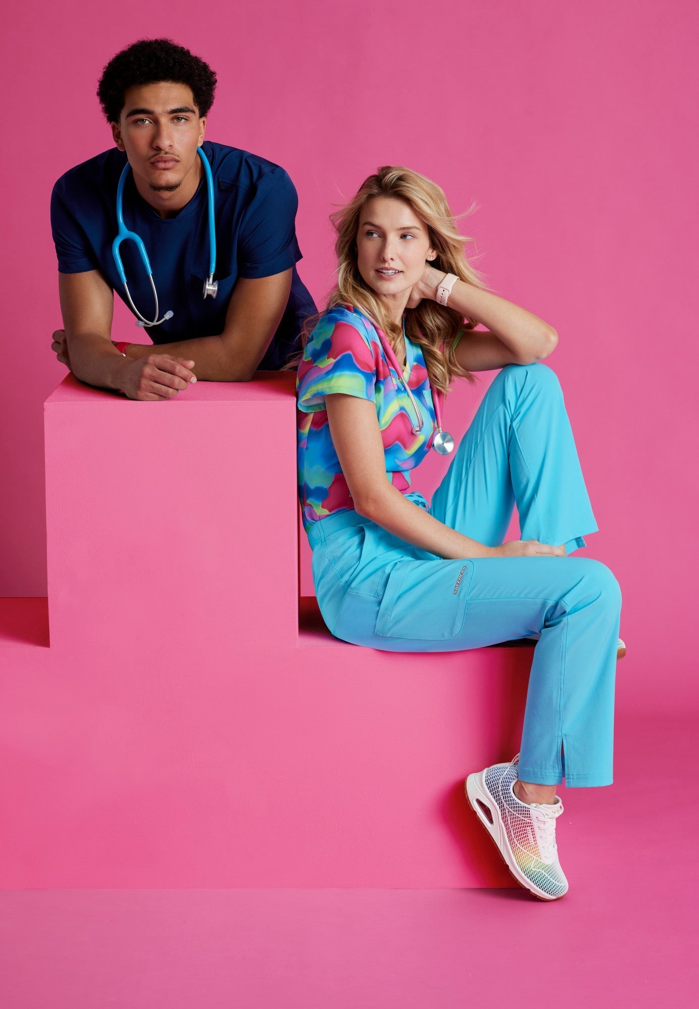 Thesis Top - Navy - Jen's Scrubs