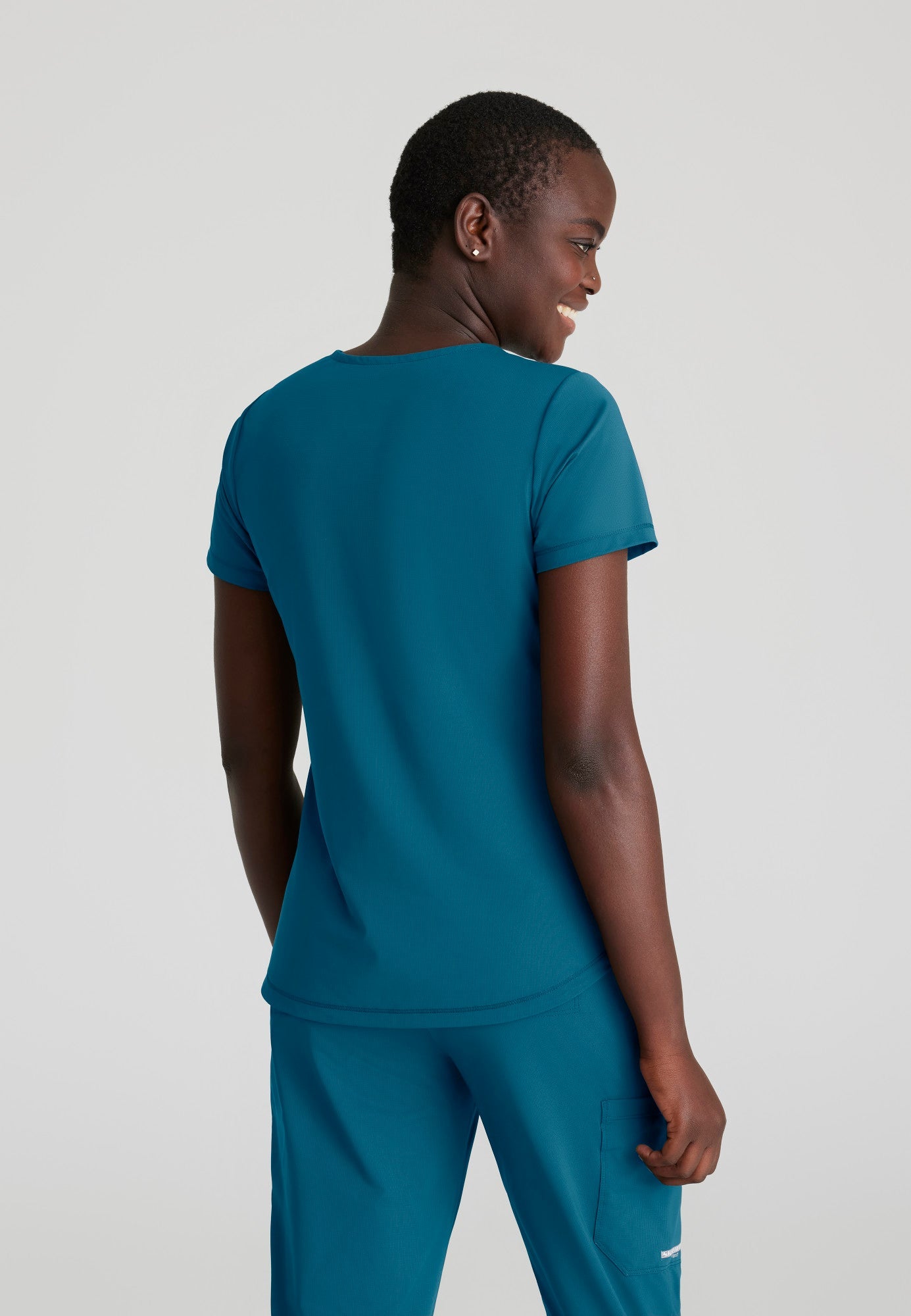 Serene Knit Top - Bahama - Jen's Scrubs