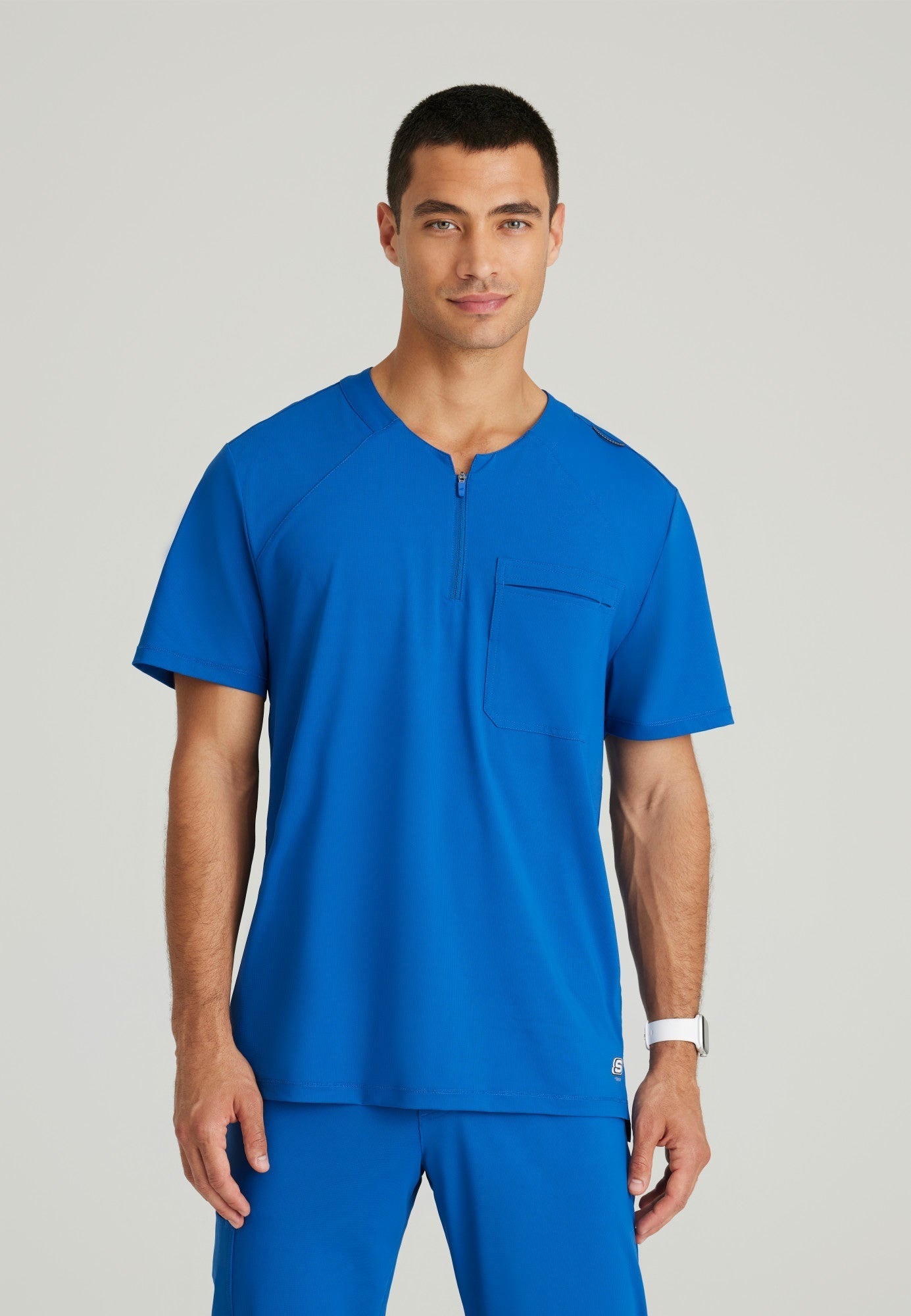 Flex Knit Top - New Royal - Jen's Scrubs