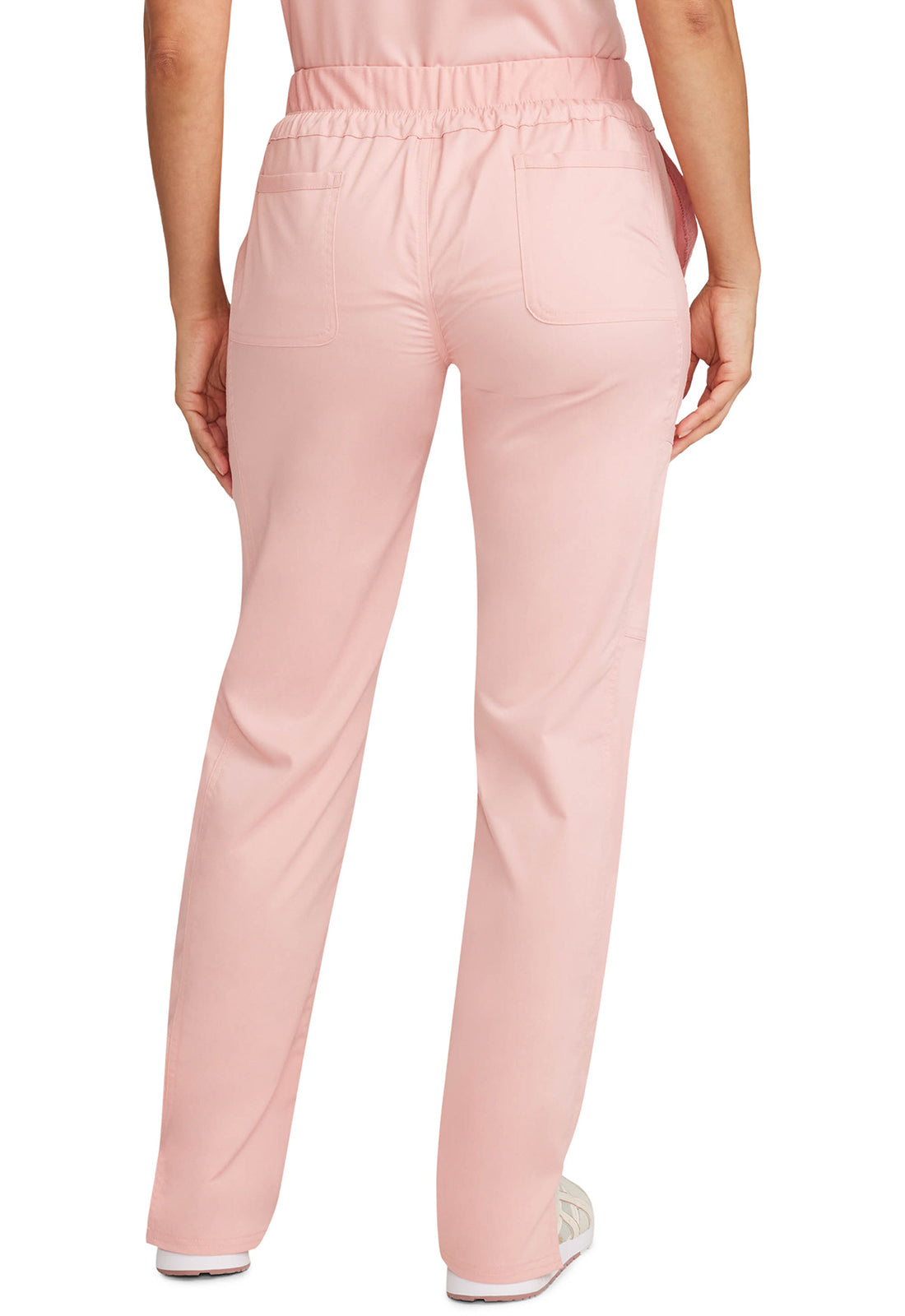 Women's Mid Rise Tapered Leg Drawstring Pant - Pink Essence