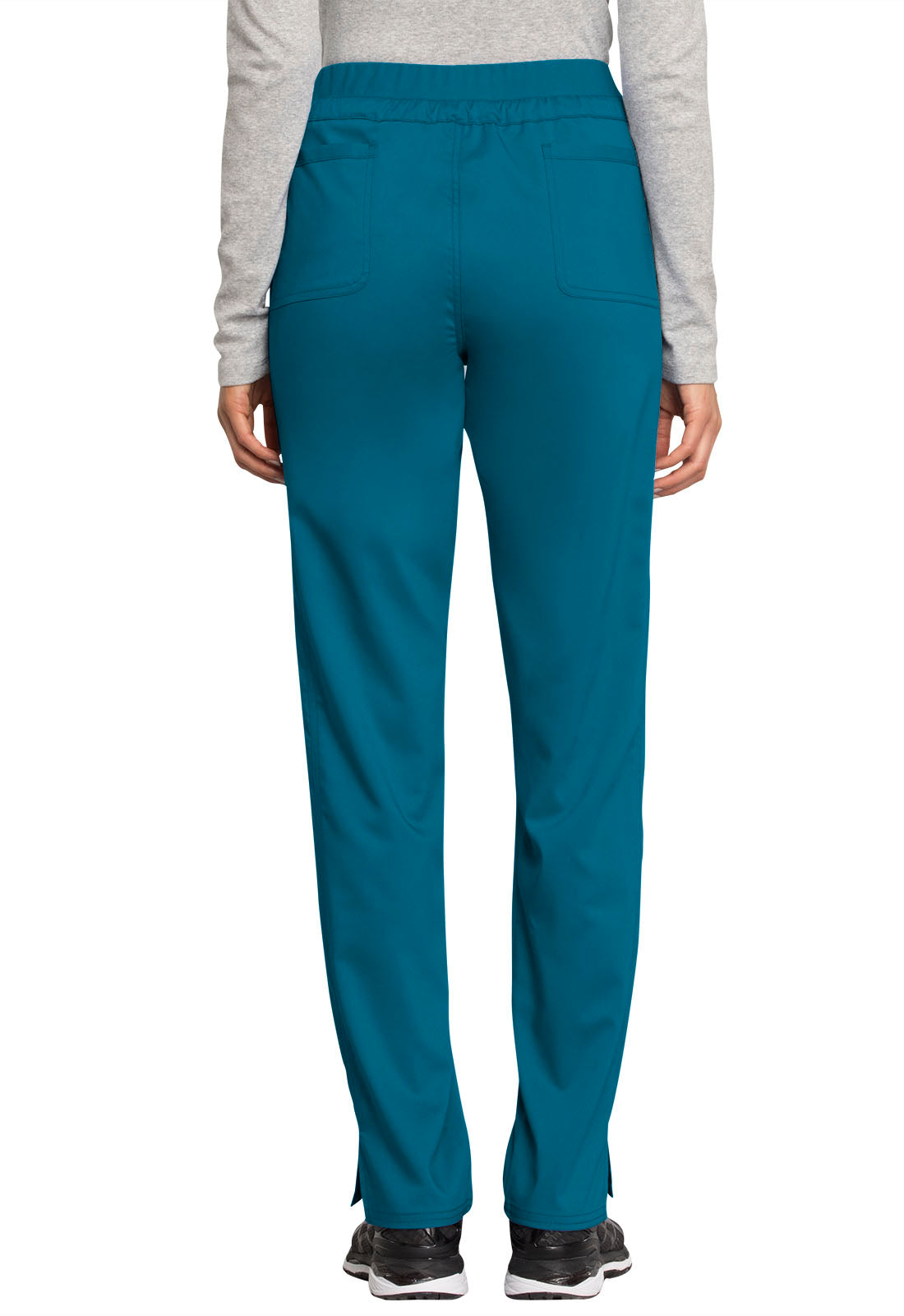 Women's Mid Rise Tapered Leg Drawstring Pant - Caribbean Blue