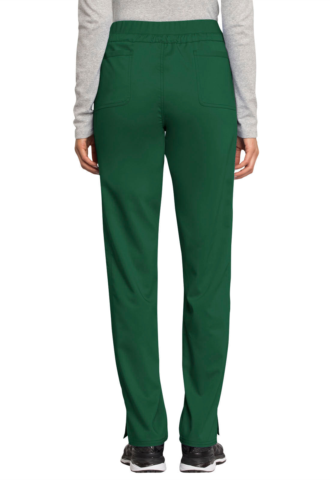 Women's Mid Rise Tapered Leg Drawstring Pant - Hunter Green