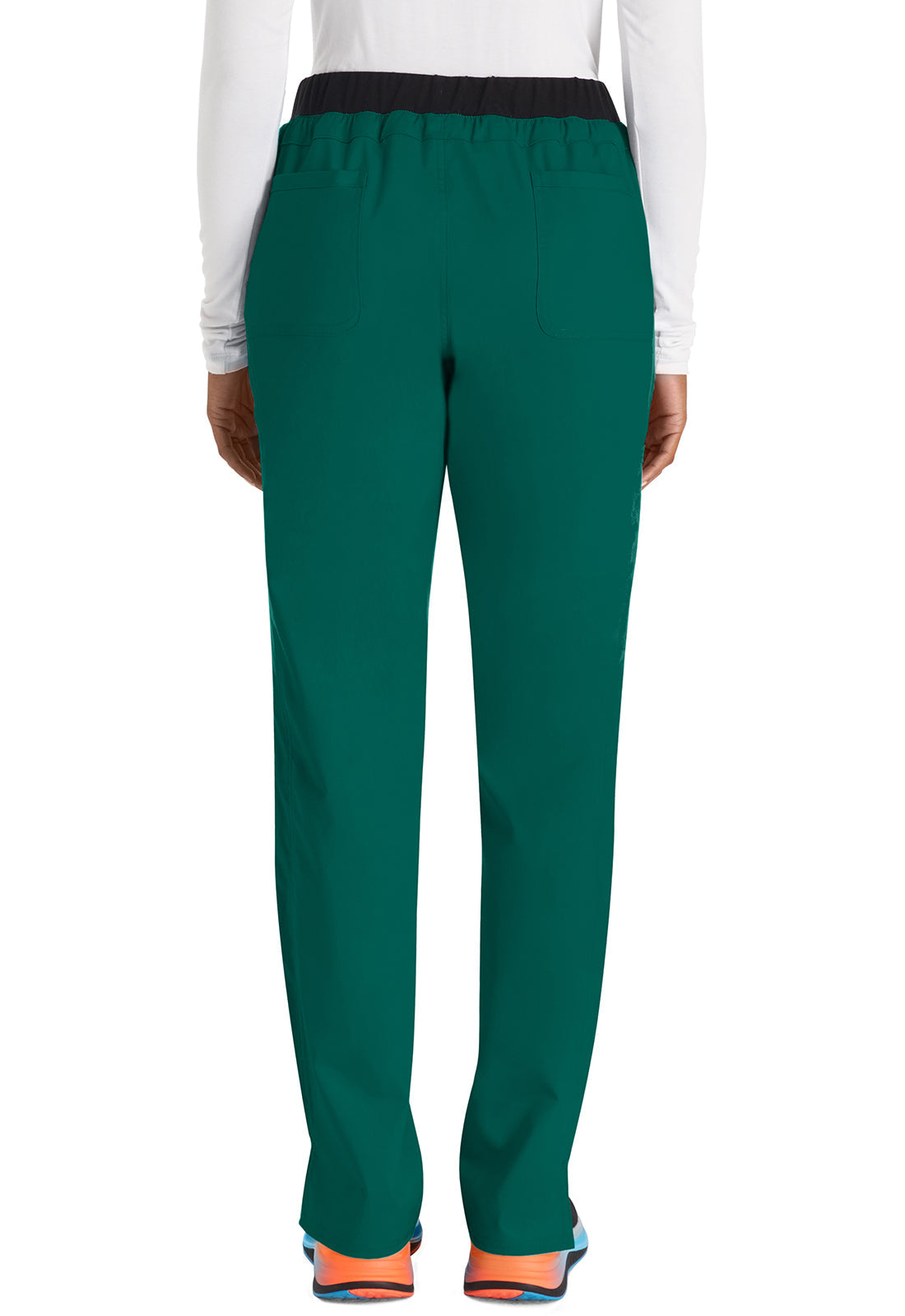 Women's Mid Rise Tapered Leg Drawstring Pant - Hunter Green