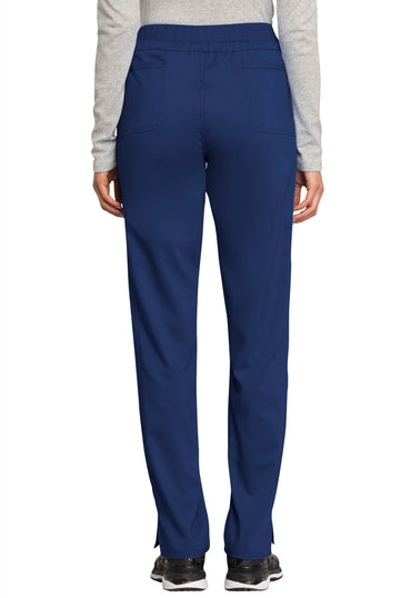 Women's Mid Rise Tapered Leg Drawstring Pant - Navy