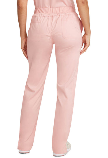 Women's Mid Rise Tapered Leg Drawstring Pant - Pink Essence