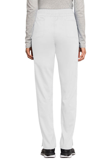 Women's Mid Rise Tapered Leg Drawstring Pant - White