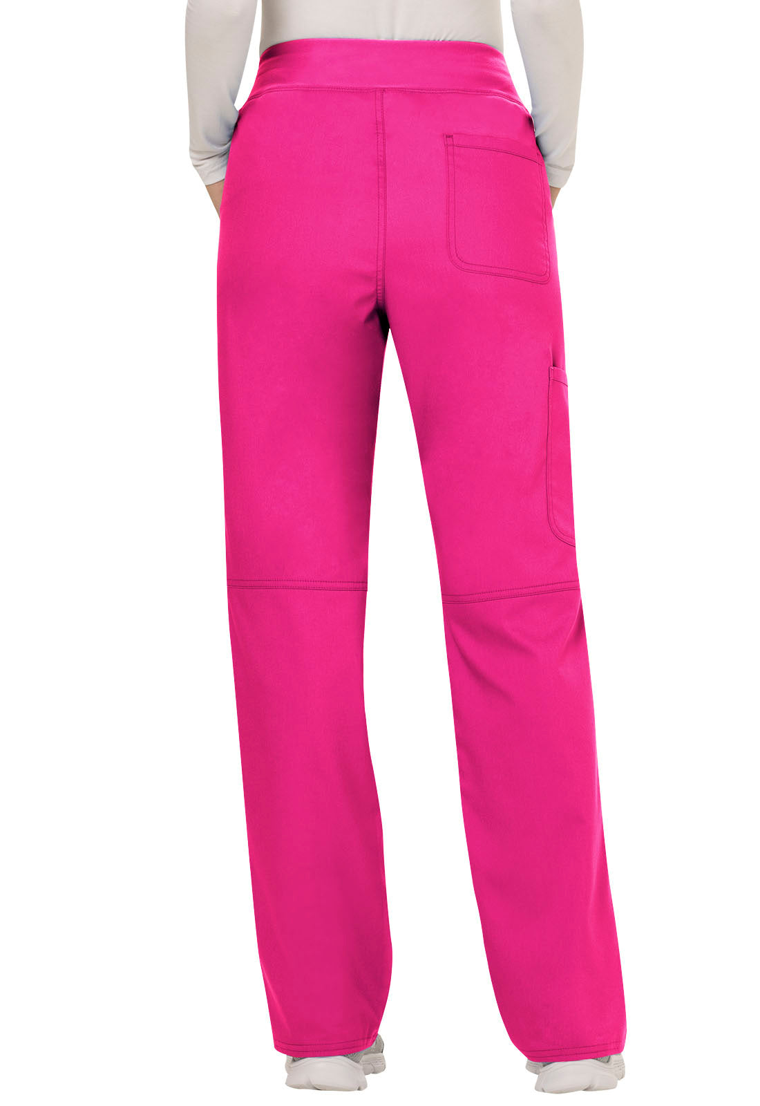 Women's Mid Rise Straight Leg Pull-on Pant - Electric Pink