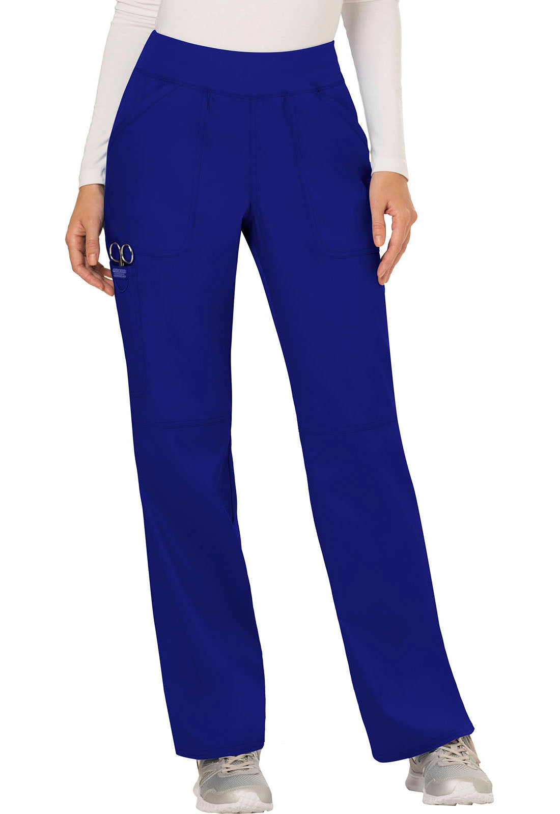 Women's Mid Rise Straight Leg Pull-on Pant - Galaxy Blue