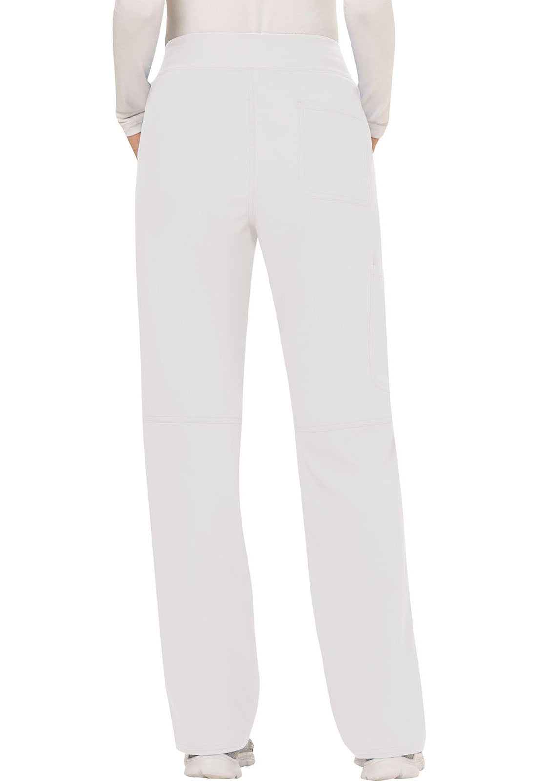 Women's Mid Rise Straight Leg Pull-on Pant - White