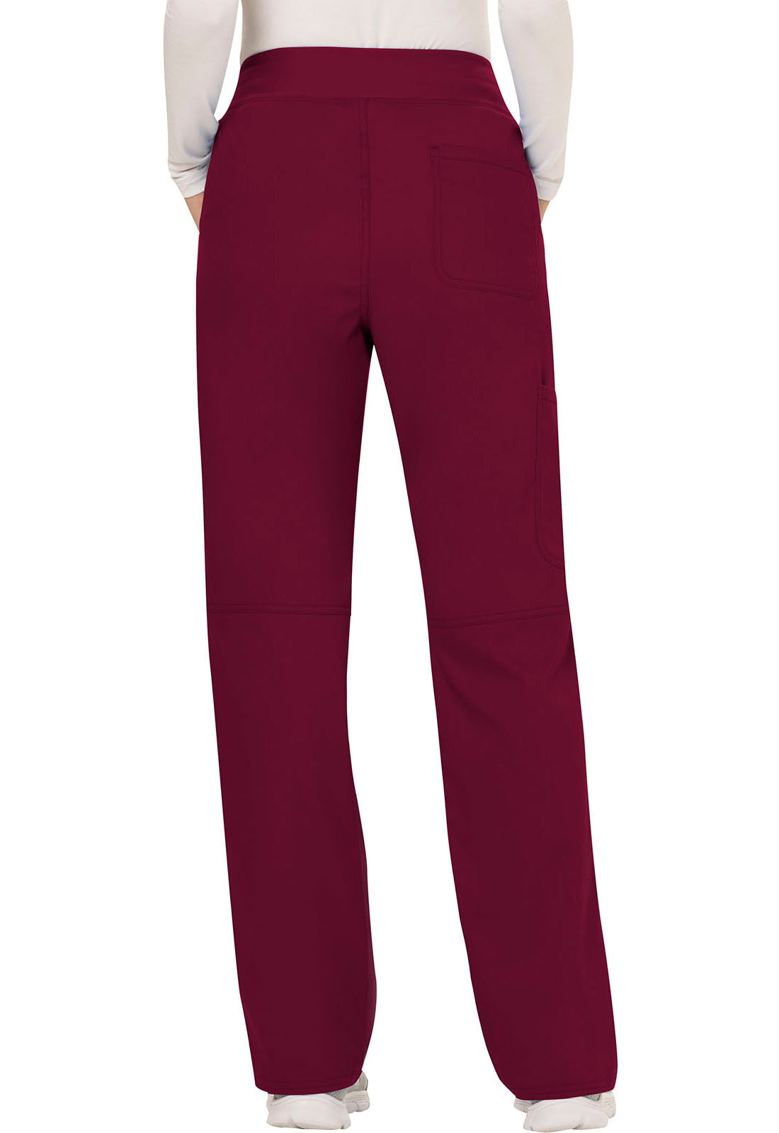 Women's Mid Rise Straight Leg Pull-on Pant - Wine