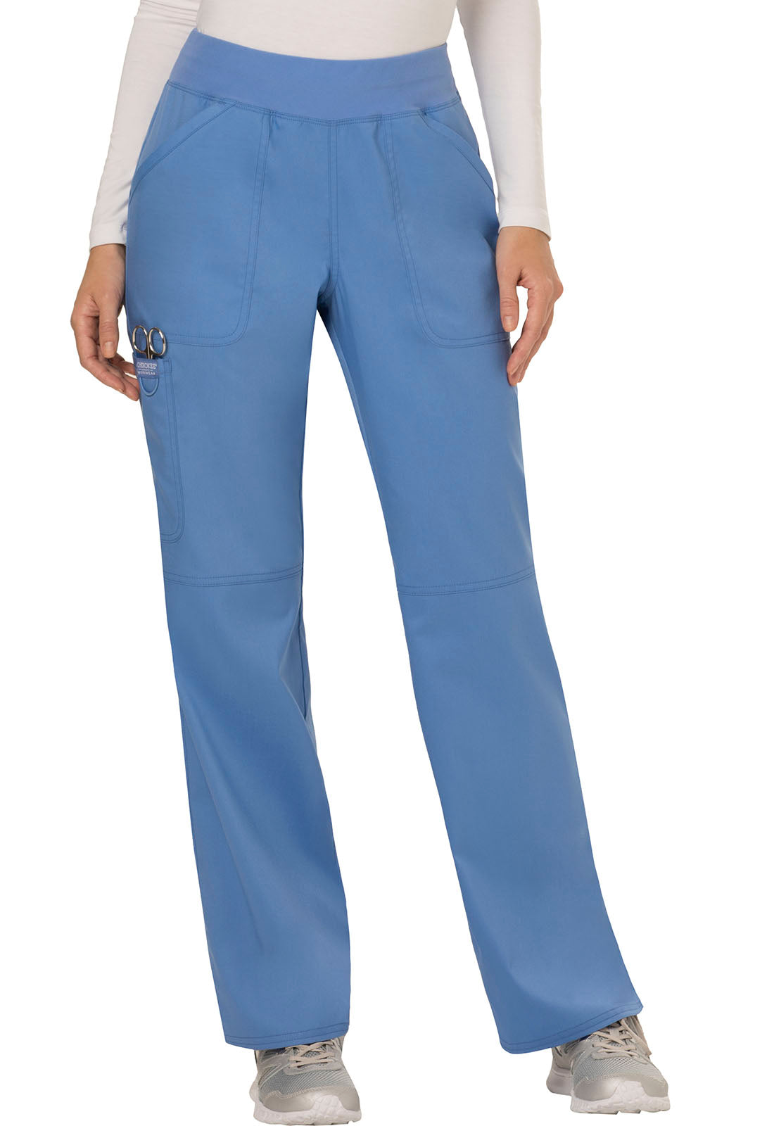 Women's Mid Rise Straight Leg Pull-on Pant - Ciel