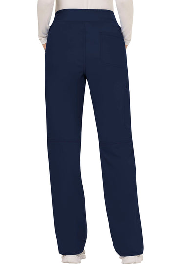 Women's Mid Rise Straight Leg Pull-on Pant - Navy