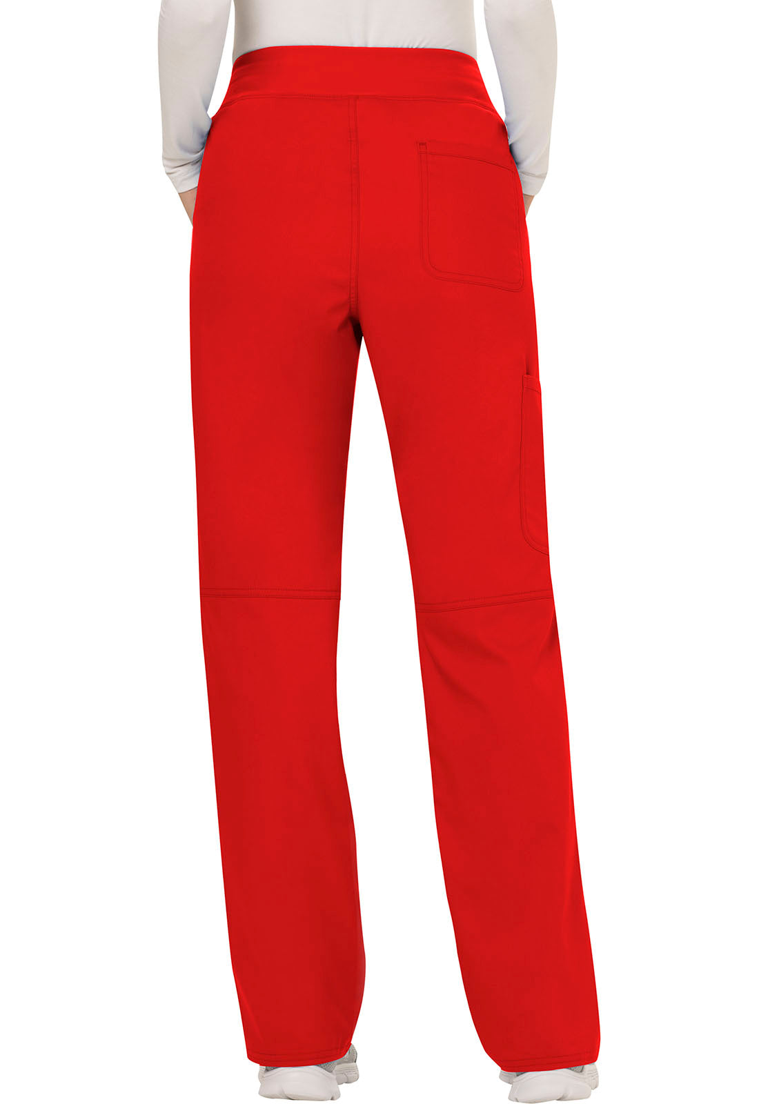 Women's Mid Rise Straight Leg Pull-on Pant - Red